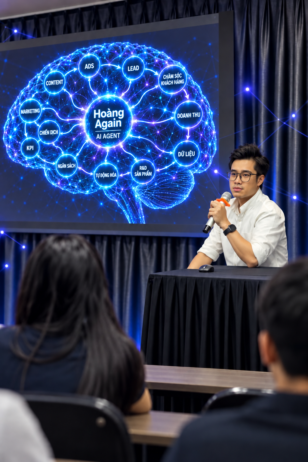 Hoàng Again chia sẻ về AI Agent tại lớp học